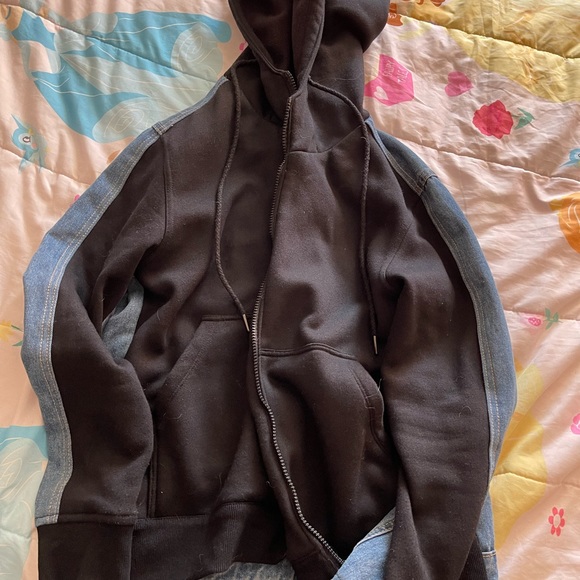 Fashion Nova Unisex Zip-Up Jean Jacket - Picture 2 of 4